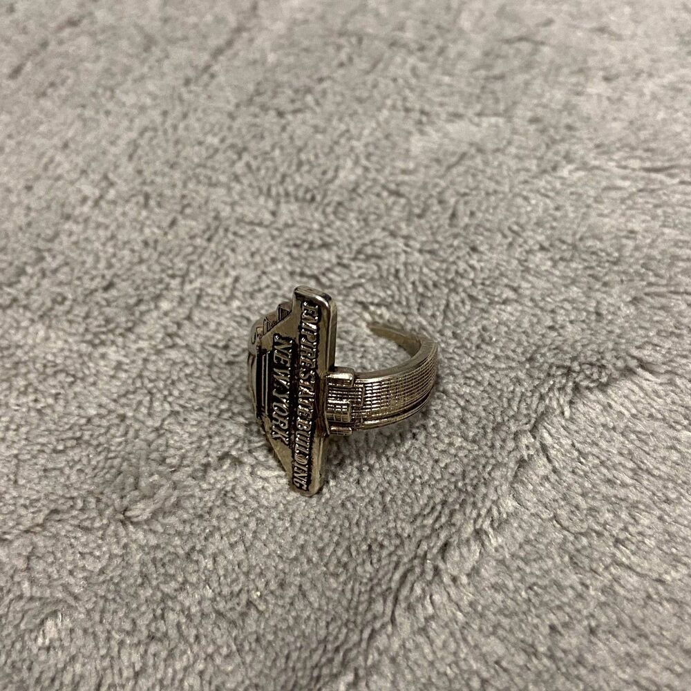 Handmade NYC Empire State Building Spoon Ring Size 6.5